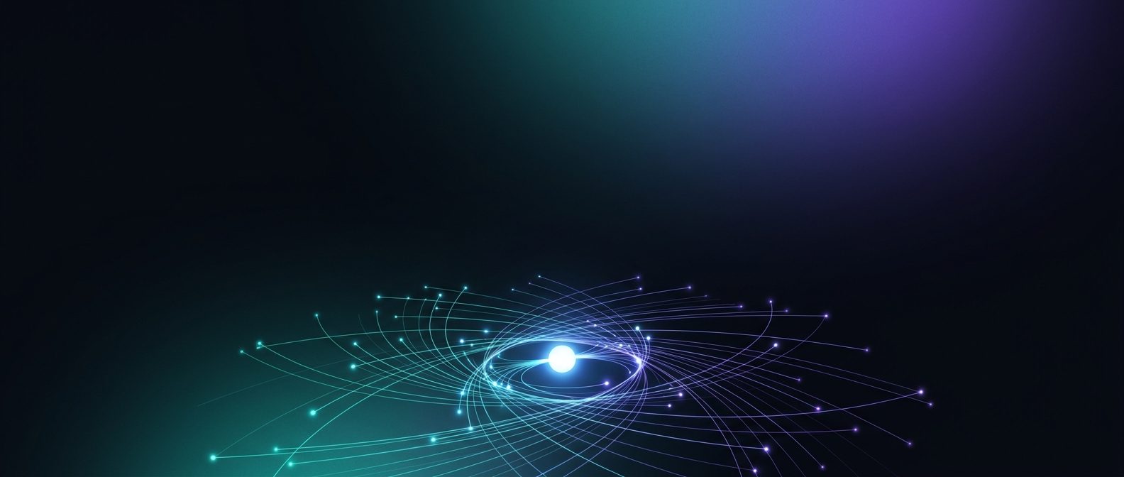 A graphical representation of AEO with multiple 'neurons' connecting 
